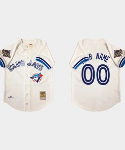 Custom Toronto Blue Jays 1992 Flex Base Jersey White