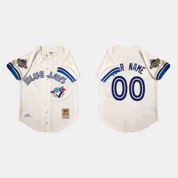 Custom Toronto Blue Jays 1992 Flex Base Jersey White