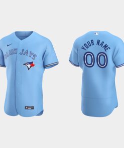 Custom Toronto Blue Jays Flex Base Alternate Jersey Powder Blue