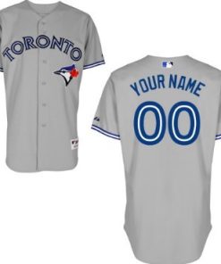 Custom Toronto Blue Jays Gray Jersey