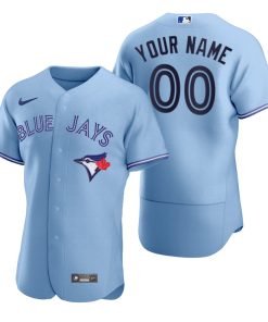 Custom Toronto Blue Jays Light Blue Flex Base Jersey