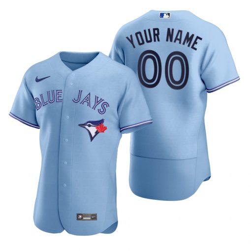 Custom Toronto Blue Jays Light Blue Flex Base Jersey