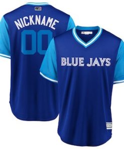Custom Toronto Blue Jays Royal 2018 Players' Weekend Cool Base Jersey