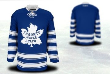 Custom Toronto Maple Leafs 2014 Winter Classic Blue Jersey