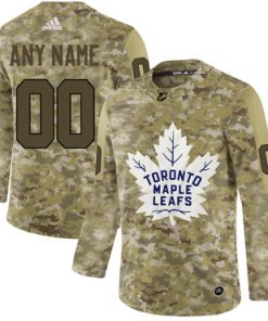 Custom Toronto Maple Leafs Camo Jersey