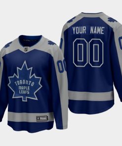 Custom Toronto Maple Leafs Special Edition 2021 Blue Jersey