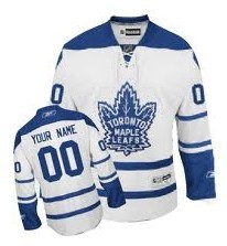 Custom Toronto Maple Leafs White Third Jersey