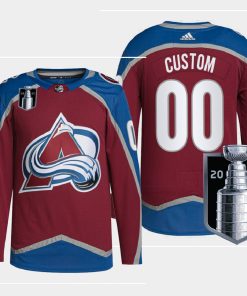 Custom Vancouver Canucks 2022 Stanley Cup Playoffs Burgundy Pro Jersey