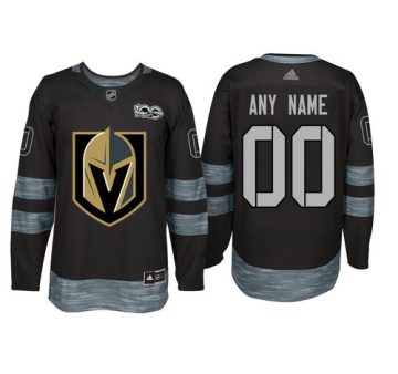 Custom Vegas Golden Knights Black 1917-2017 100th Anniversary Jersey