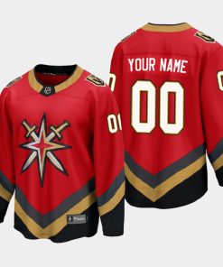 Custom Vegas Golden Knights Special Edition 2021 Red Jersey