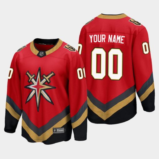 Custom Vegas Golden Knights Special Edition 2021 Red Jersey