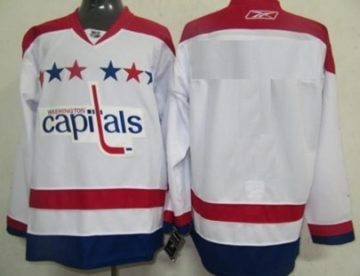 Custom Washington Capitals 2011 White Winter Classic Jersey