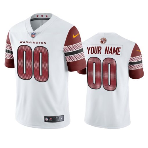 Custom Washington Commanders 2022 White Vapor Untouchable Stitched Jersey