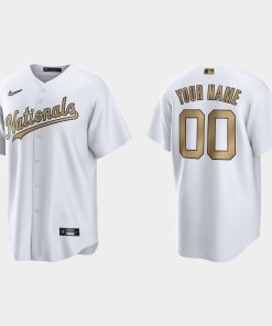 Custom Washington Nationals 2022 All-star Game Cool Base Jersey White