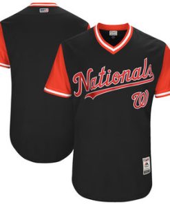 Custom Washington Nationals Navy 2017 Players Weekend Team Jersey