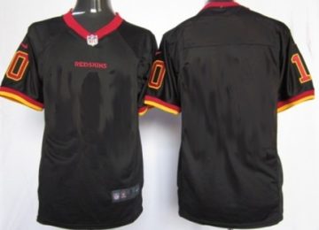 Custom Washington Redskins Black Limited Jersey