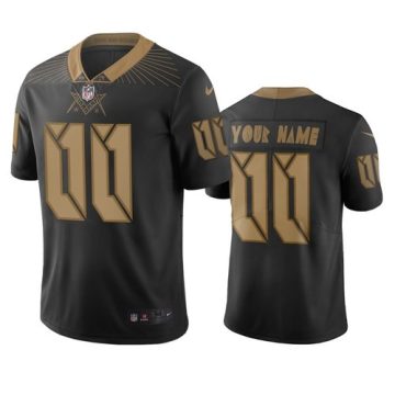 Custom Washington Redskins Black Vapor Limited City Edition Football Jersey