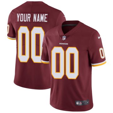 Custom Washington Redskins Home Burgundy Red Vapor Untouchable Limited Football Jersey