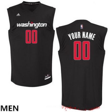 Custom Washington Wizards Adidas Black Fashion Basketball Jersey