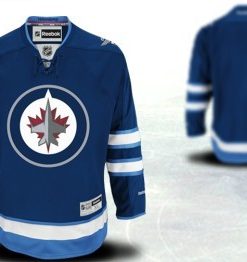 Custom Winnipeg Jets 2012 Blue Jersey