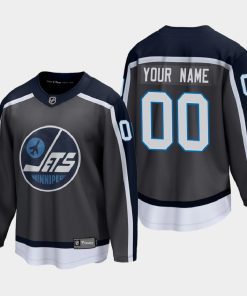 Custom Winnipeg Jets Special Edition 2021 Gray Jersey