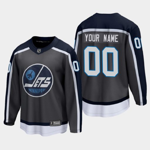 Custom Winnipeg Jets Special Edition 2021 Gray Jersey