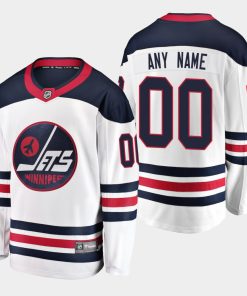 Custom Winnipeg Jets White Breakaway Player Heritage Jersey