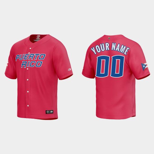 Custom World Baseball Classic 2023 World Baseball Classic Jersey Red