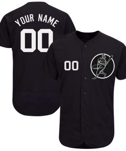 Custom Yankees Blue Flexbase New Design Jersey