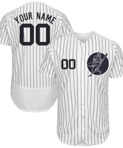 Custom Yankees White Flexbase New Design Jersey