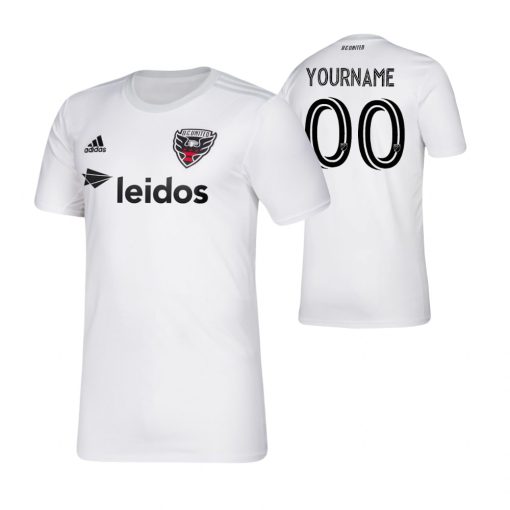 Custom D.C. United Secondary White Jersey