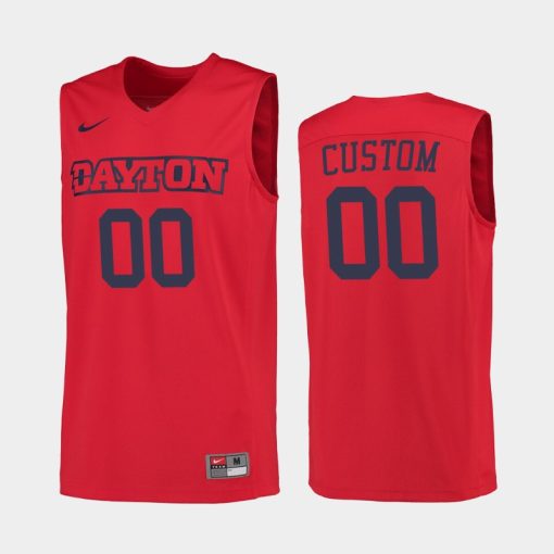 Custom Dayton Flyers Red College Basketball Jersey