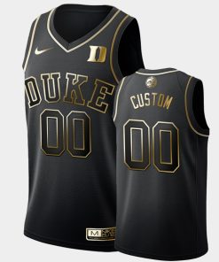 Custom Duke Blue Devils Black 2019 Golden Edition Limited Jersey NCAA Basketball