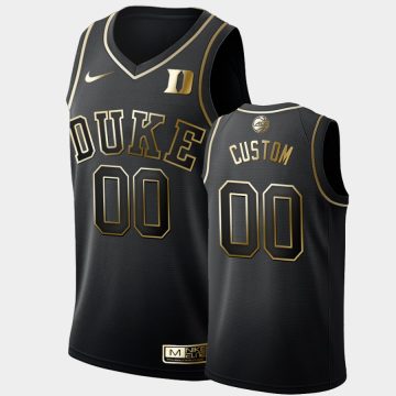 Custom Duke Blue Devils Black 2019 Golden Edition Limited Jersey NCAA Basketball