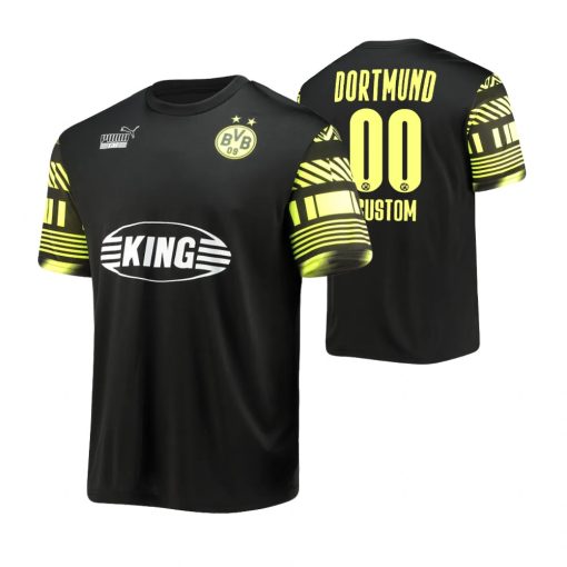 Custom Borussia Dortmund FtblHeritage Team Logo Jersey Black