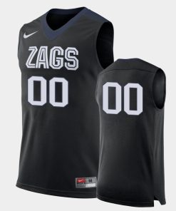 Custom Gonzaga Bulldogs Black Jersey