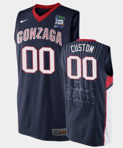 Custom Gonzaga Bulldogs Navy 2019 Final-four Jersey