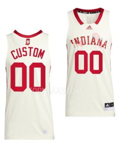 Custom Indiana Hoosiers Honoring Black Excellence Basketball Uniform Cream Jersey 2022-23