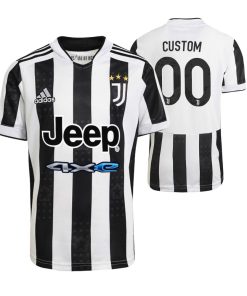Custom Juventus 2021-22 Home Jersey White