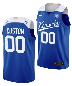Custom Kentucky Wildcats Blue Elite Jersey 2022-23 College Basketball