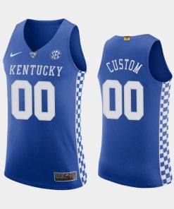Custom Kentucky Wildcats Royal 2019-20 Jersey College Basketball