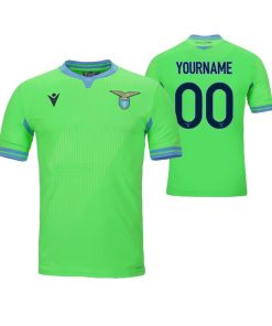 Custom Lazio Away Green Jersey