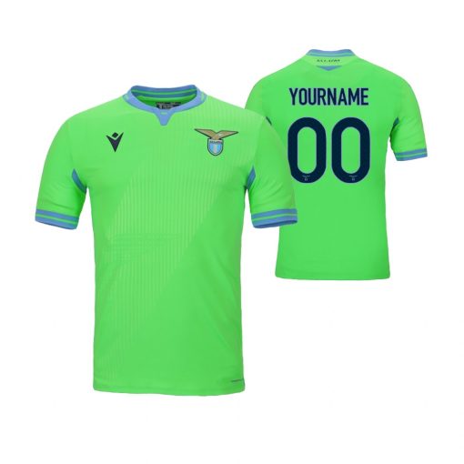 Custom Lazio Away Green Jersey