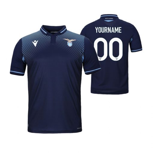 Custom Lazio Third Navy Jersey