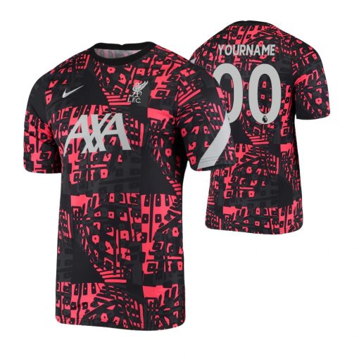 Custom Liverpool Champions League Red Pre-Match Jersey