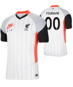 Custom Liverpool Fourth White Stadium Air Max Jersey