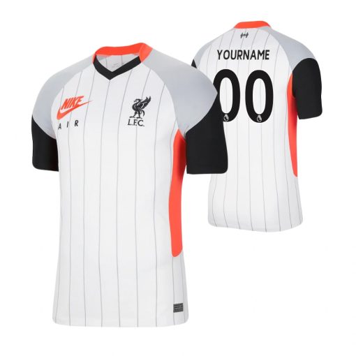 Custom Liverpool Fourth White Stadium Air Max Jersey