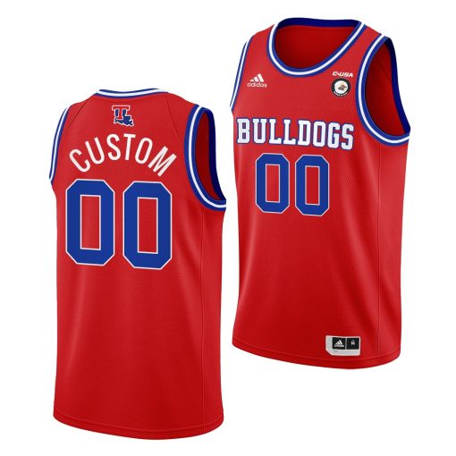 Custom Louisiana Tech Bulldogs College Basketball Red Alternate Jersey