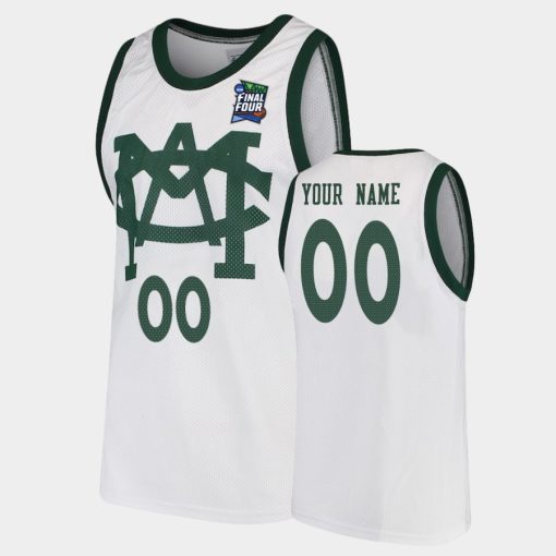 Custom Michigan State Spartans White 2019 Final-four Jersey