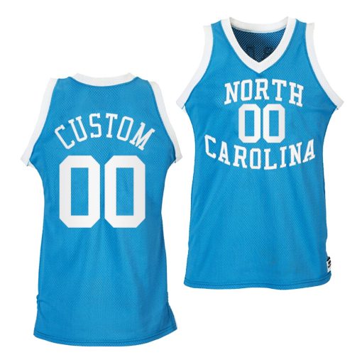 Custom North Carolina Blue Heritage Road Jersey